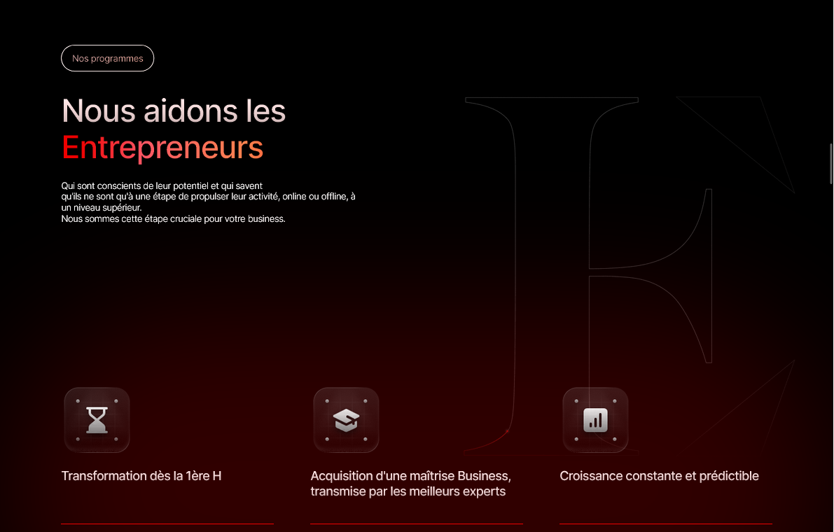 Entrepreneurs website image 3