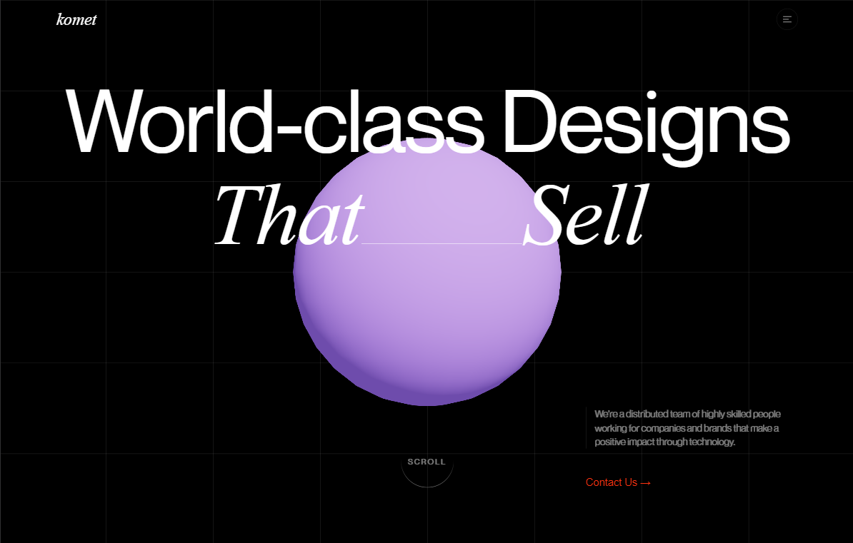 Komet website image 2